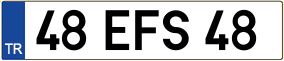 Truck License Plate